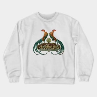 Vintage Roosters and Chickens Crewneck Sweatshirt